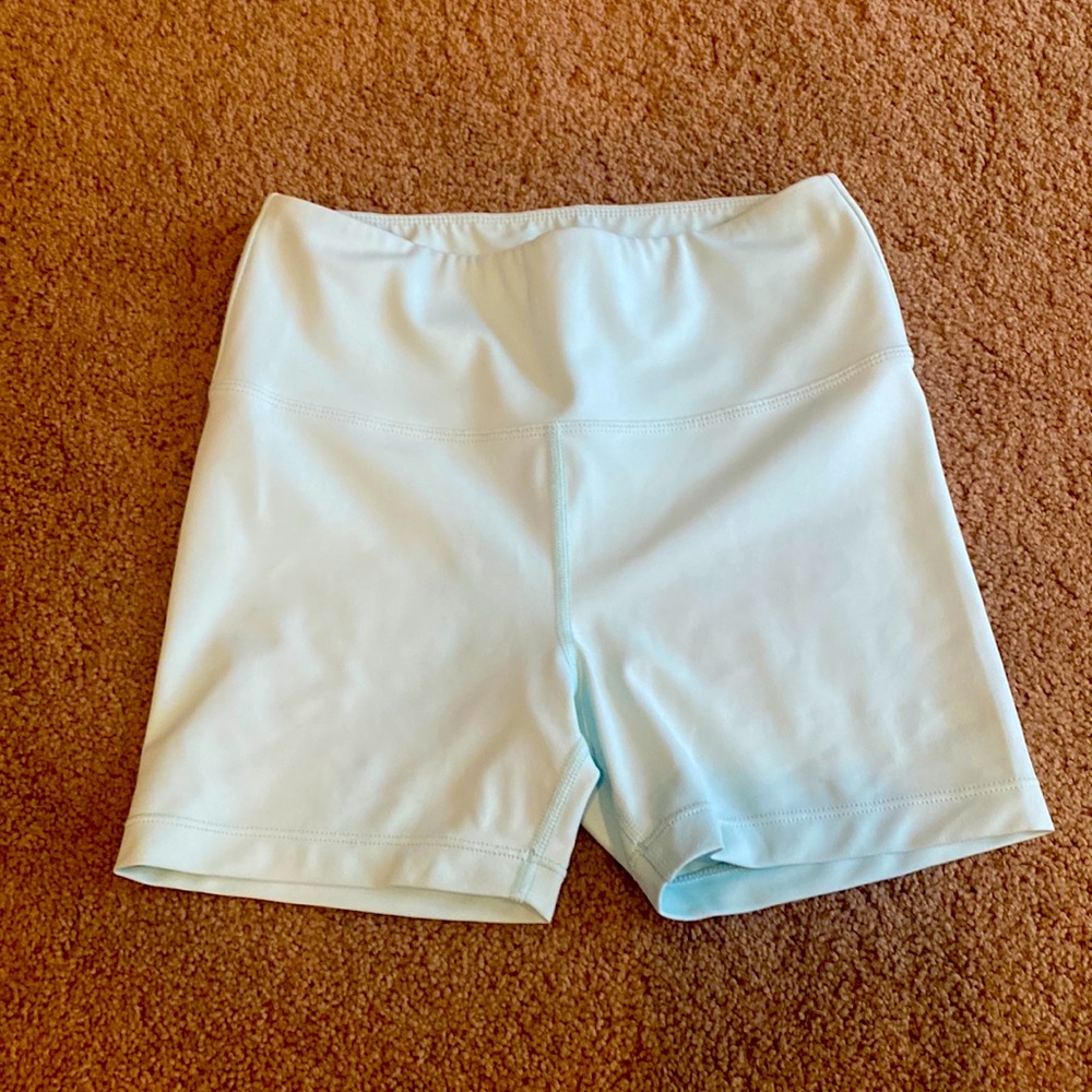 Be a good person brand women biker shorts. Size XS. 4inch inseam. Seafoam color